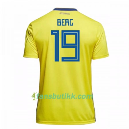 Fotball-VM 2018 Sverige drakt Berg 19 Hjemmetrøye